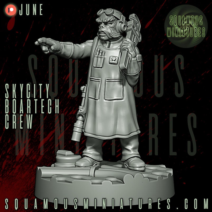 Boartech Crew - set of 5 (Sculpted by Squamous Miniatures)