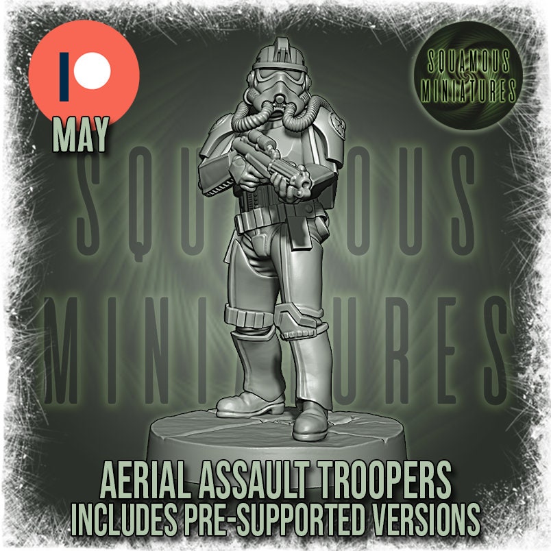 Sky City Pilots - set of 8 (Sculpted by Squamous Miniatures)