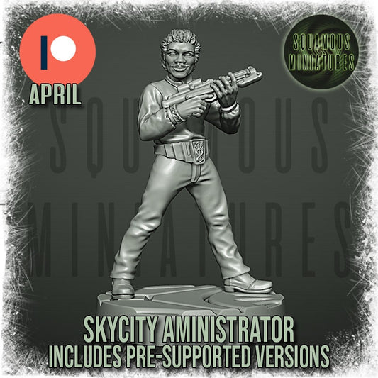 Sky City Administrator (pose 2) (Sculpted by Squamous Miniatures)
