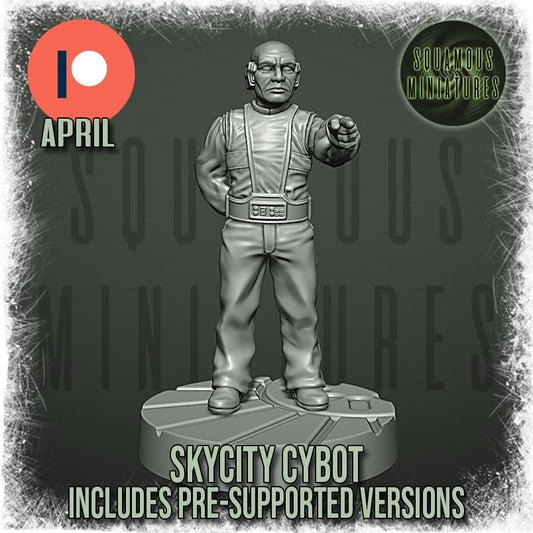Sky City Cybot (pose 1) (Sculpted by Squamous Miniatures)