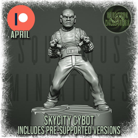 Sky City Cybot (pose 2) (Sculpted by Squamous Miniatures)