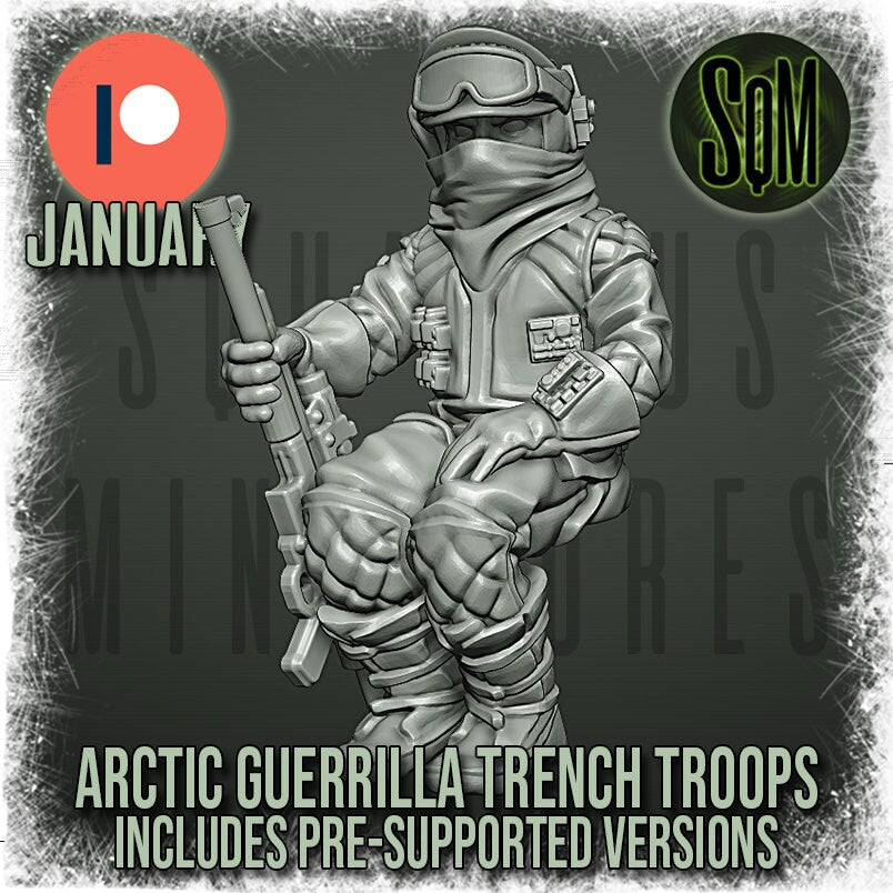 Arctic Guerilla Trench Gun (Sculpted by Squamous Miniatures)
