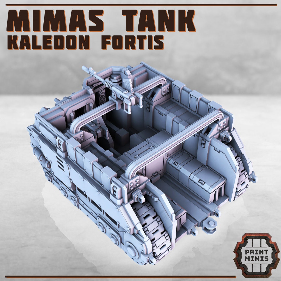 Mimas Tank / Troop Carrier - Kaledon Fortis (by Print Minis)