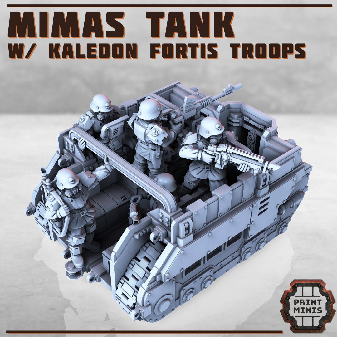 Mimas Tank / Troop Carrier - Kaledon Fortis (by Print Minis)