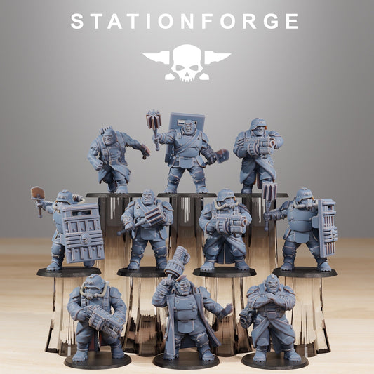 Grim Guard Mutant Squad - set of 10 (sculpted by Stationforge)