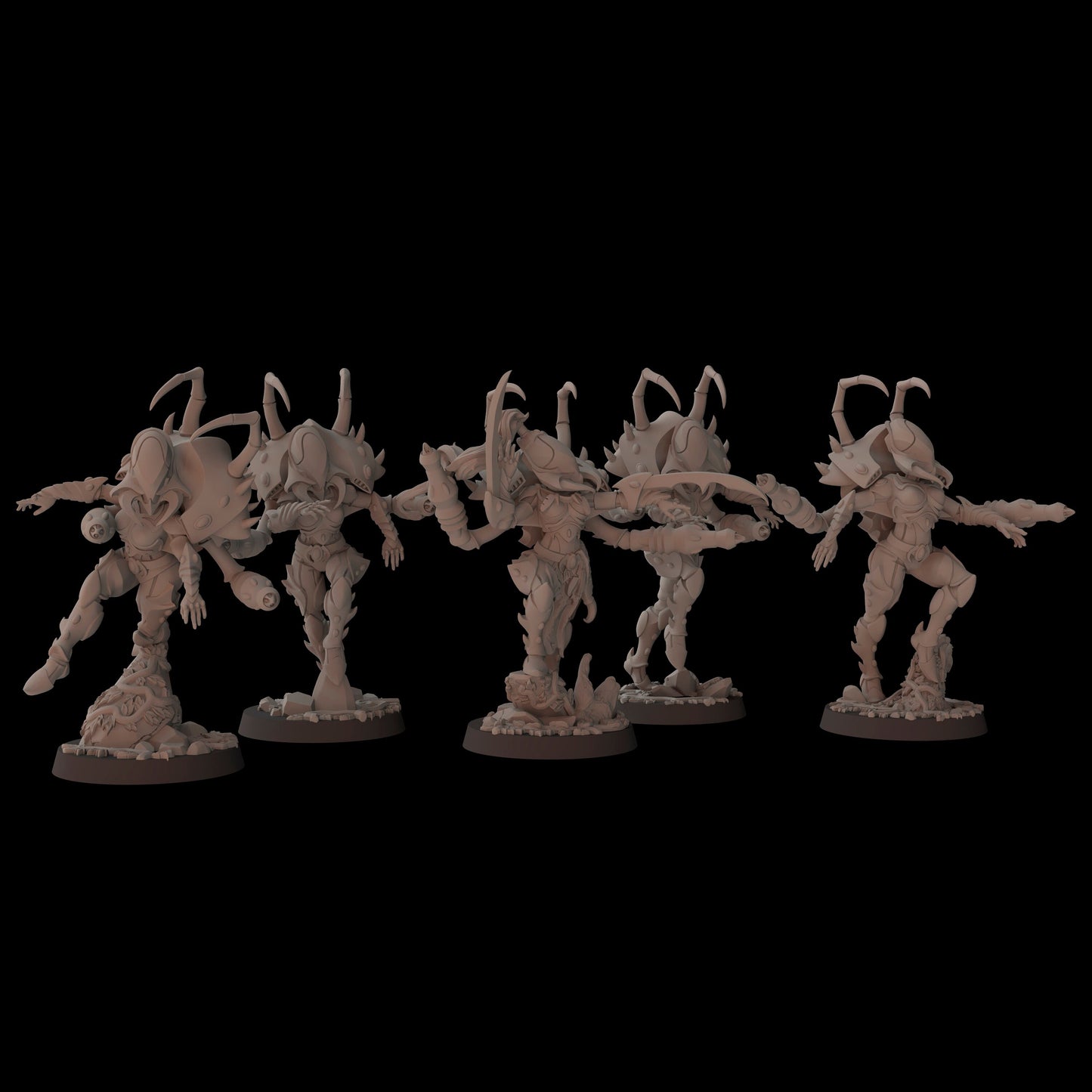 Aeterni Primeval Climbers - set of 5 (Sculpted by Fantasy Cult Miniatures)