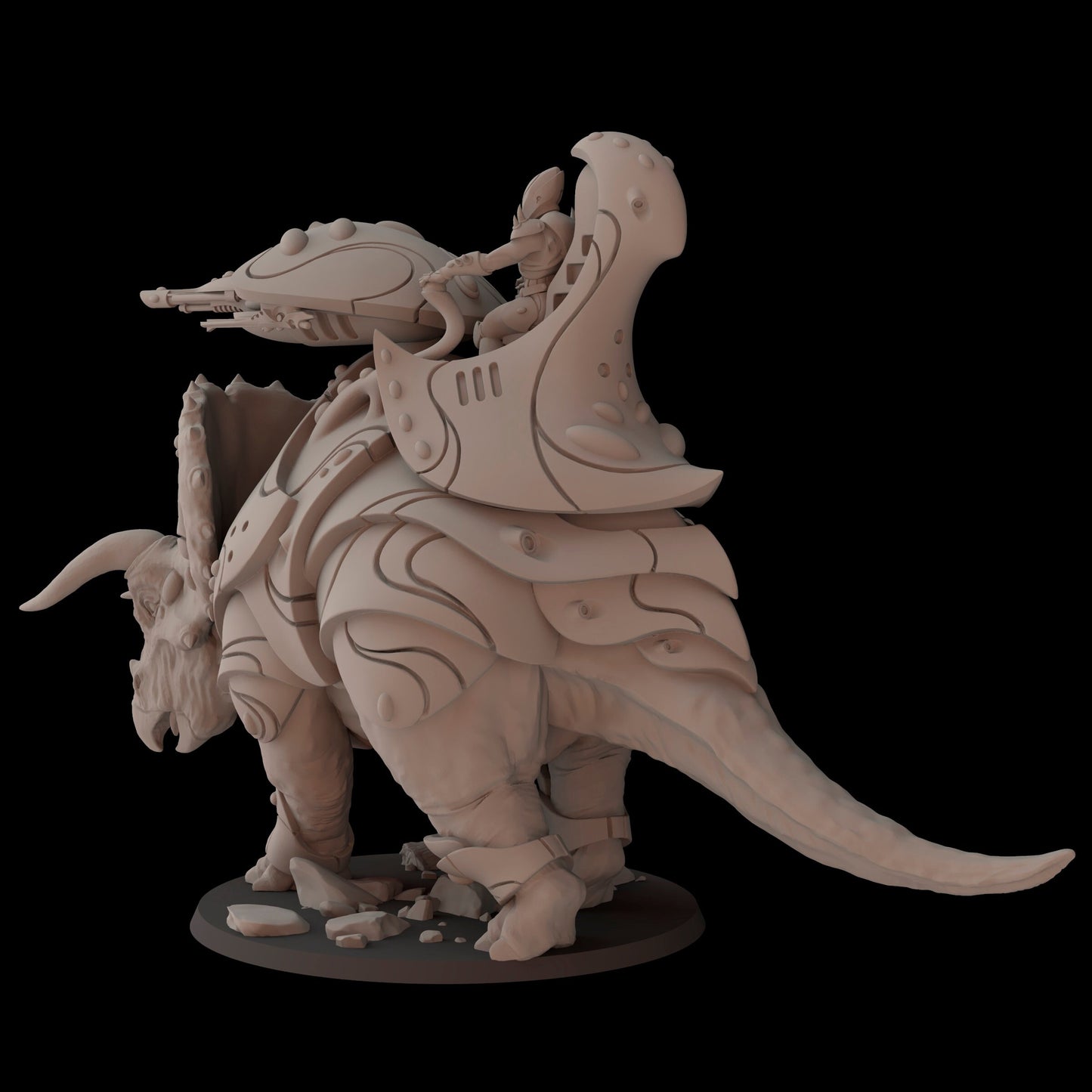 Aeterni Triceratops Tank 1 (Sculpted by Fantasy Cult Miniatures)