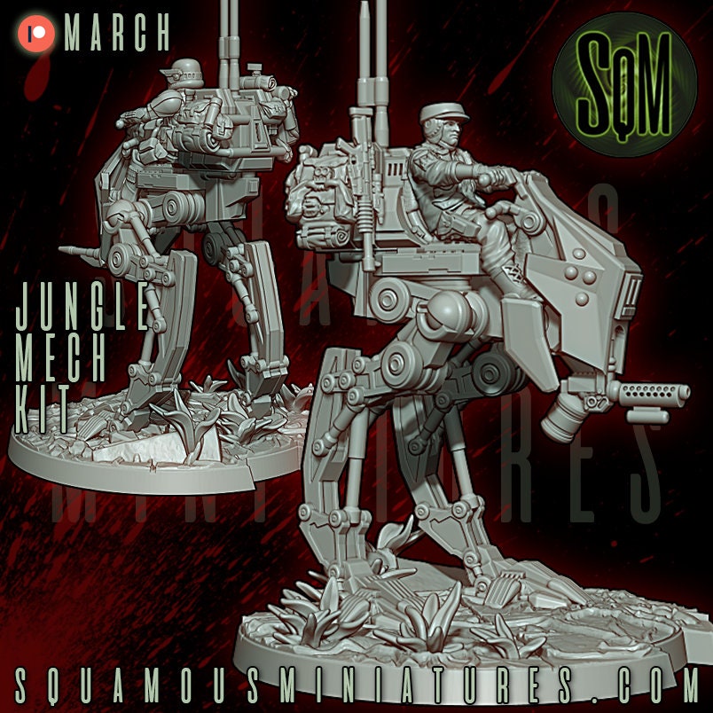 Jungle Mech Kit (1) (Sculpted by Squamous Miniatures)