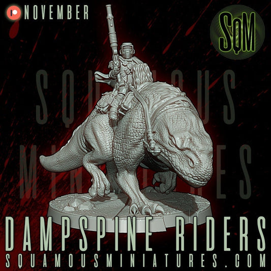 Dampsine Rider (2) (Sculpted by Squamous Miniatures)