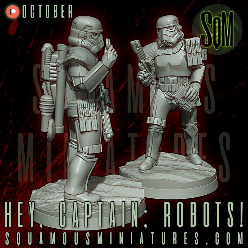 Desert Corps Trackers Diorama (Sculpted by Squamous Miniatures)