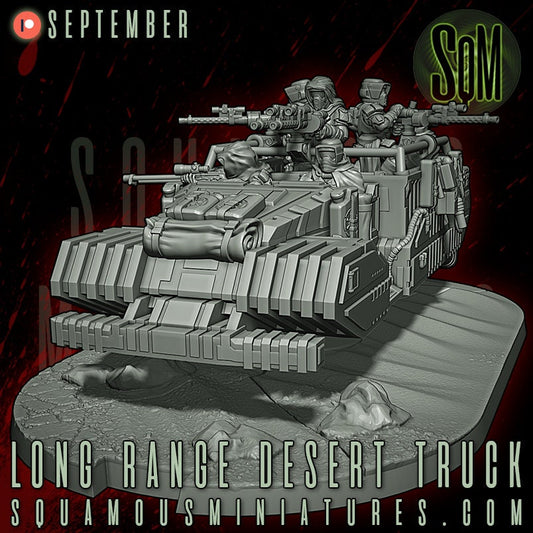 Long Range Desert Truck (Sculpted by Squamous Miniatures)
