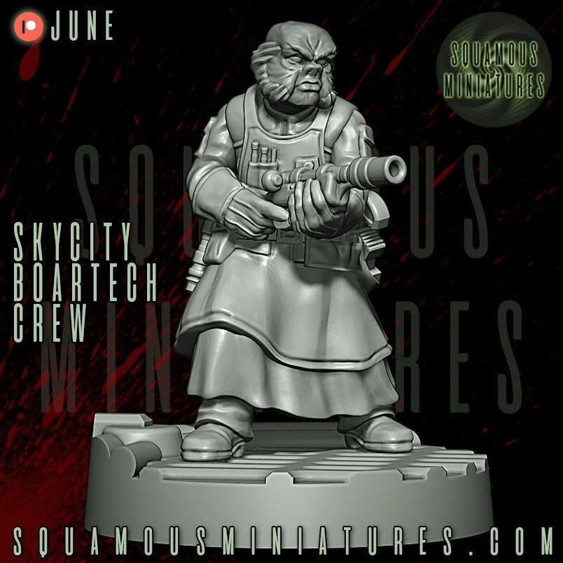 Boartech Crew - set of 5 (Sculpted by Squamous Miniatures)