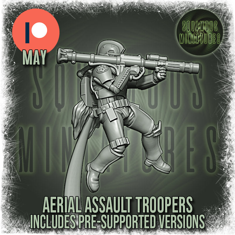 Sky City Pilots - set of 8 (Sculpted by Squamous Miniatures)