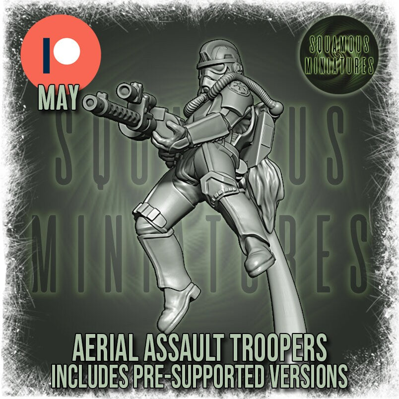 Sky City Pilots - set of 8 (Sculpted by Squamous Miniatures)