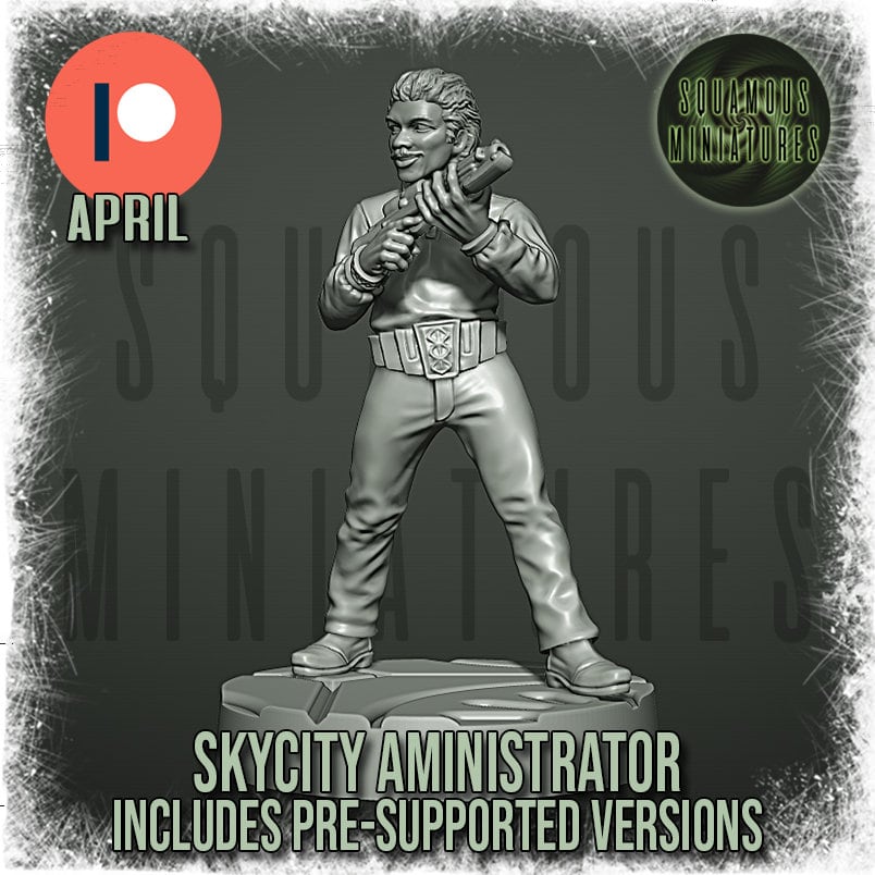 Sky City Administrator (pose 2) (Sculpted by Squamous Miniatures)