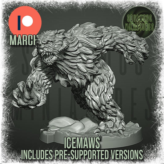 Icemaw (3) (Sculpted by Squamous Miniatures)