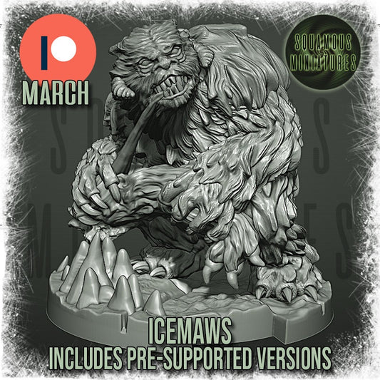 Icemaw (4) (Sculpted by Squamous Miniatures)