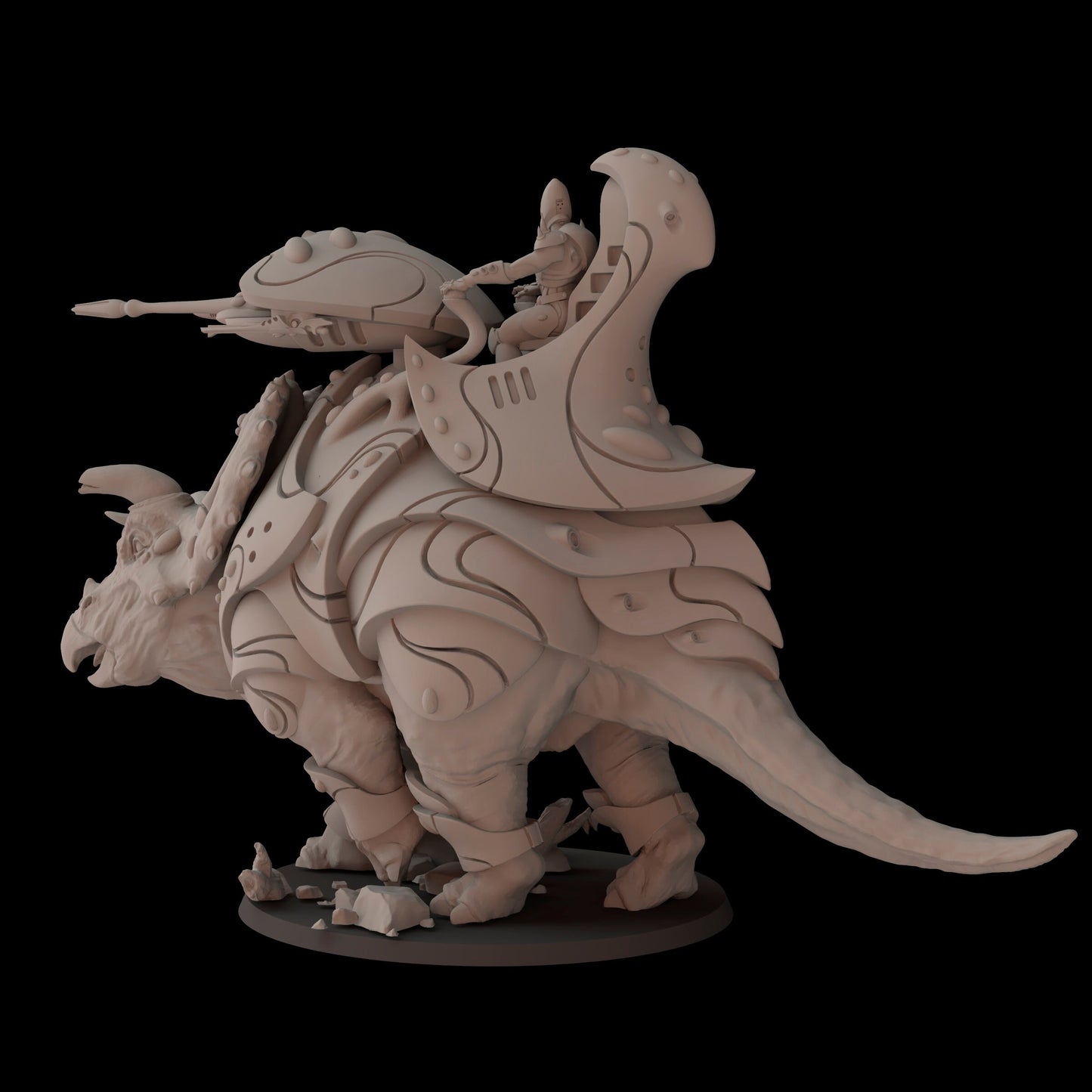 Aeterni Triceratops Tank 2 (Sculpted by Fantasy Cult Miniatures)