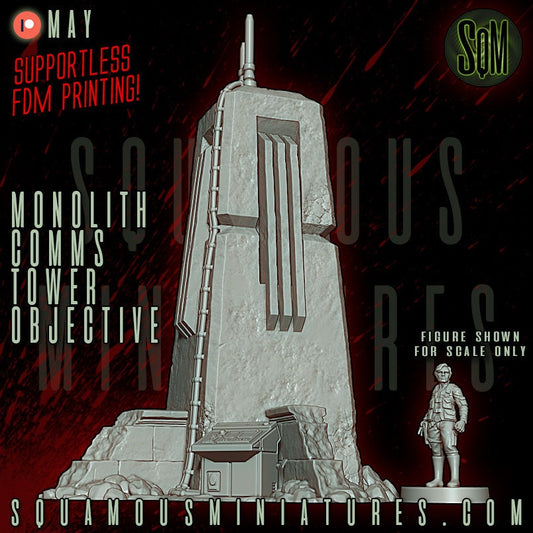 Jungle Monolith Comms Tower (Sculpted by Squamous Miniatures)