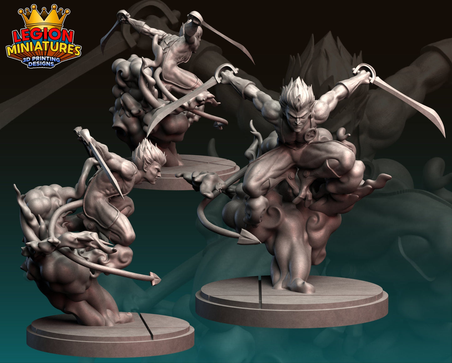 Nightcrawler Fan-Art 40mm Miniature (Sculpted by Legion Miniatures) (Crisis Protocol Proxy/Alternative)