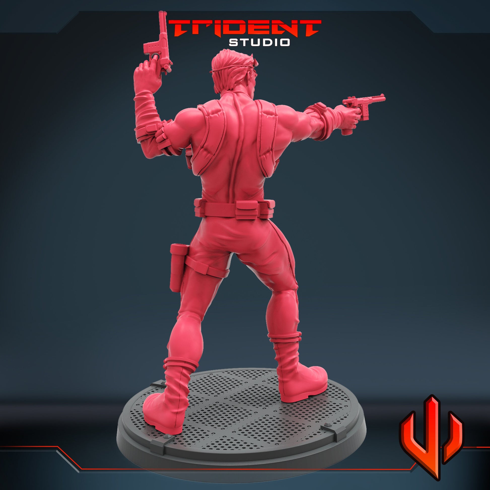 Classic Nick Fury (Fan art sculpted by Trident Studio) (Crisis Protocol Proxy/Alternative)