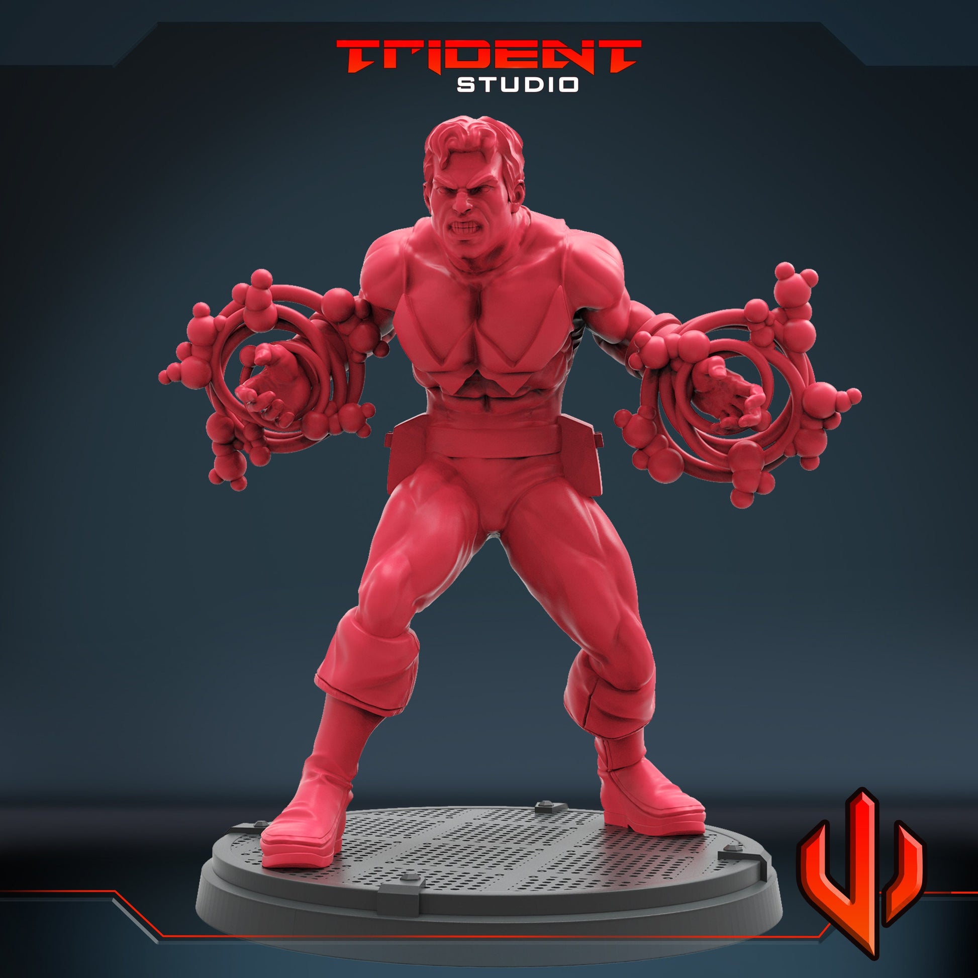 Classic Wonder Man (Fan art sculpted by Trident Studio) (Crisis Protocol Proxy/Alternative)