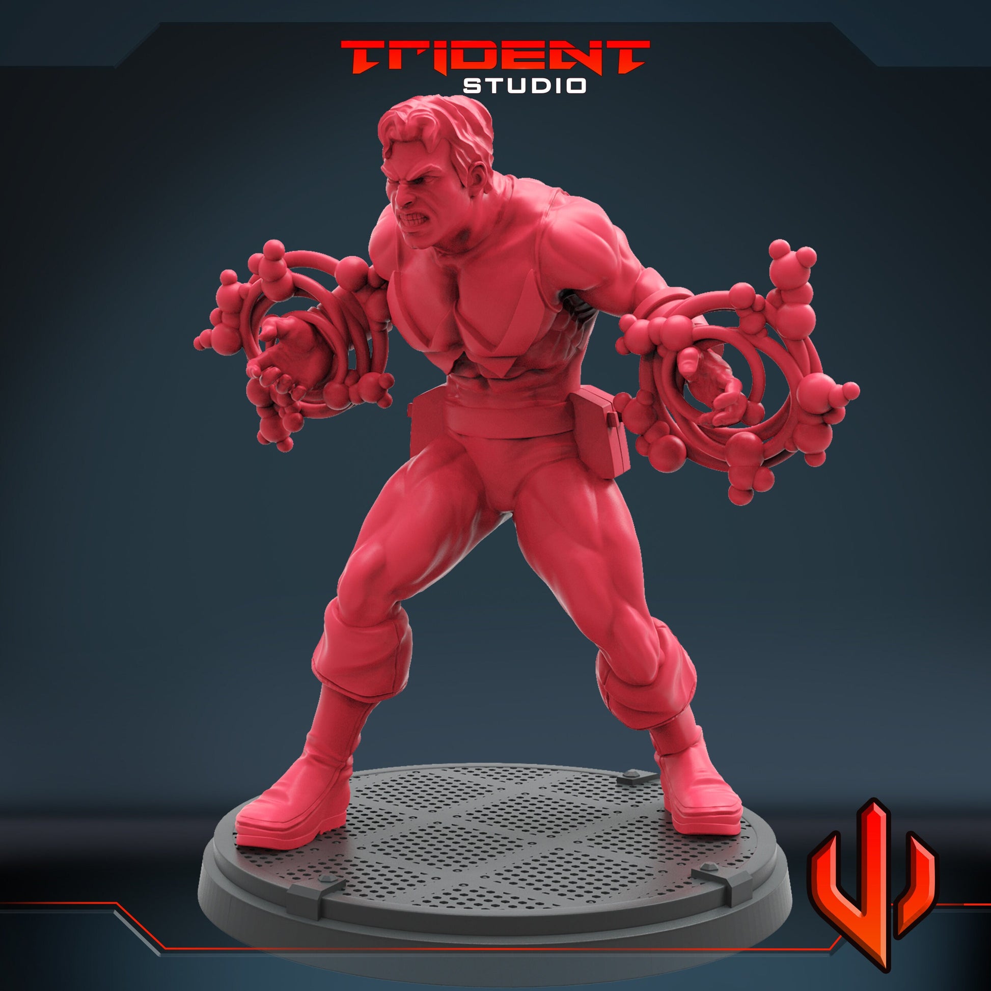 Classic Wonder Man (Fan art sculpted by Trident Studio) (Crisis Protocol Proxy/Alternative)
