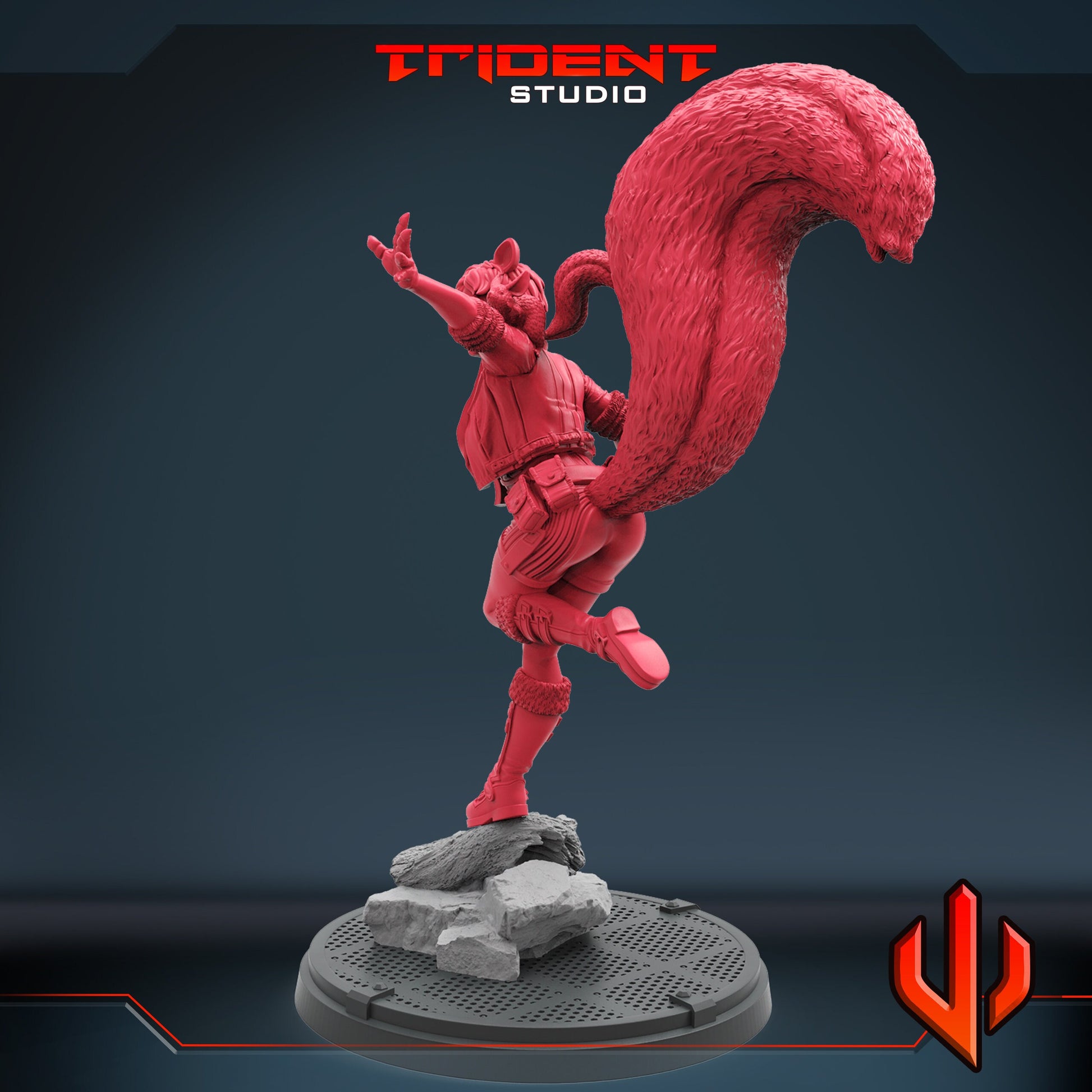 Squirrel Girl (Fan art sculpted by Trident Studio) (Crisis Protocol Proxy/Alternative)