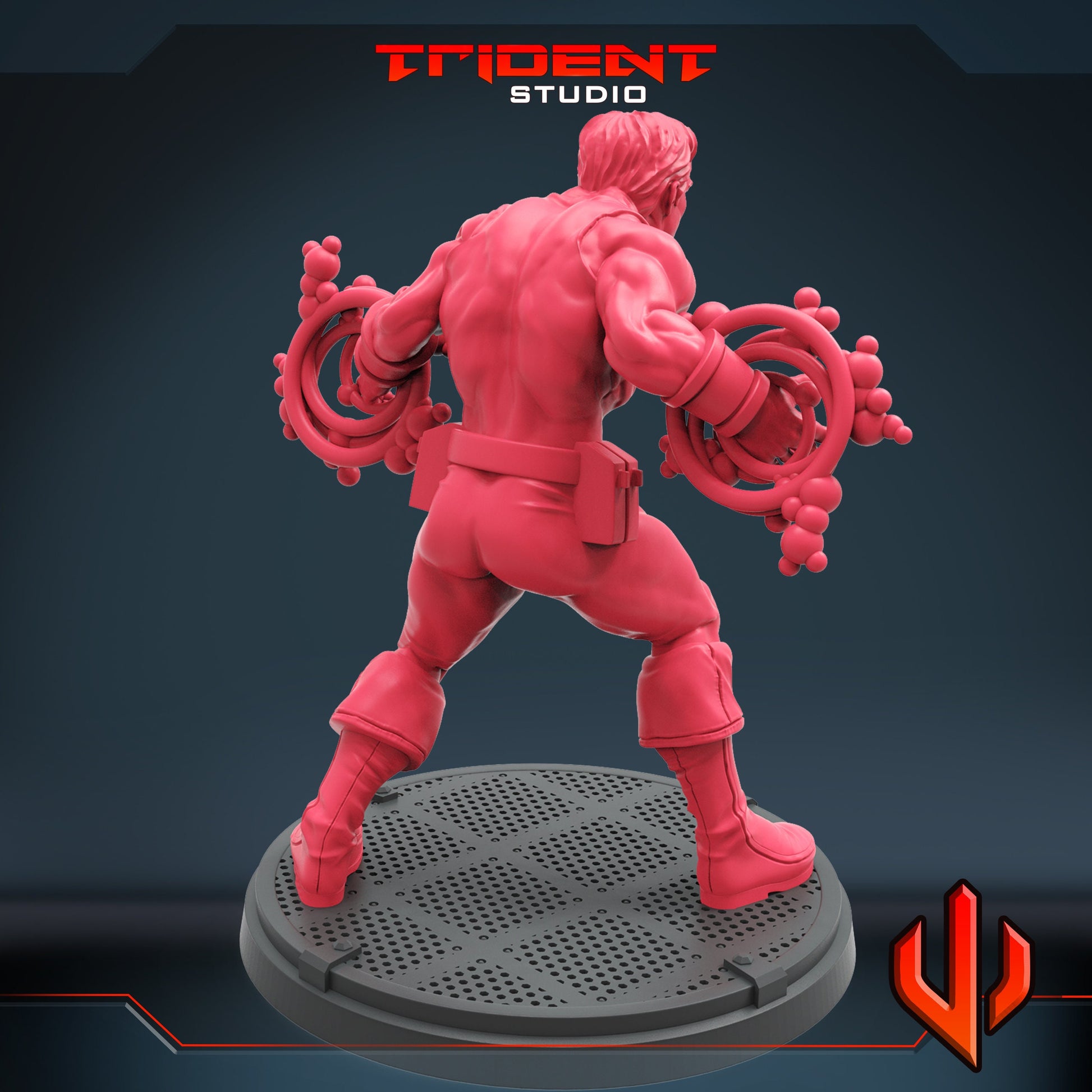 Classic Wonder Man (Fan art sculpted by Trident Studio) (Crisis Protocol Proxy/Alternative)