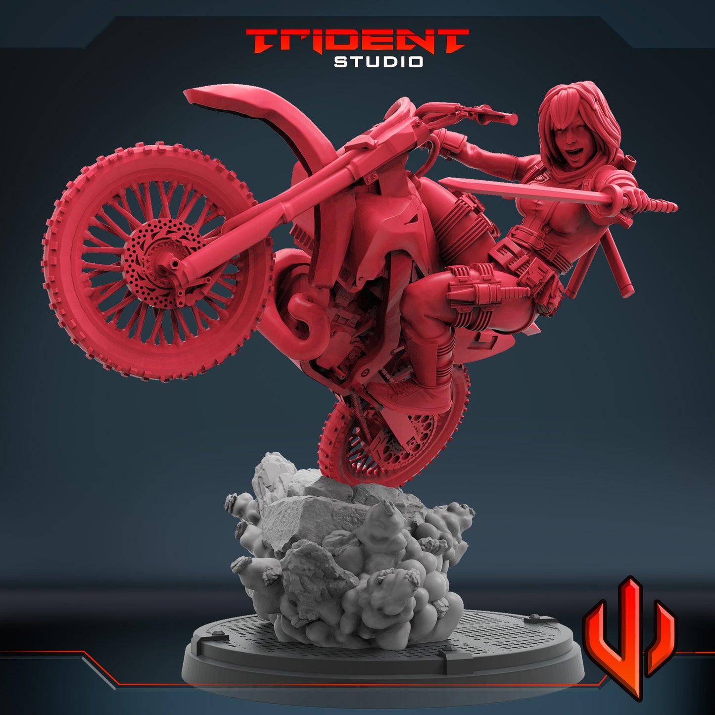 Gwenpool Unmasked (Fan art sculpted by Trident Studio) (Crisis Protocol Proxy/Alternative)