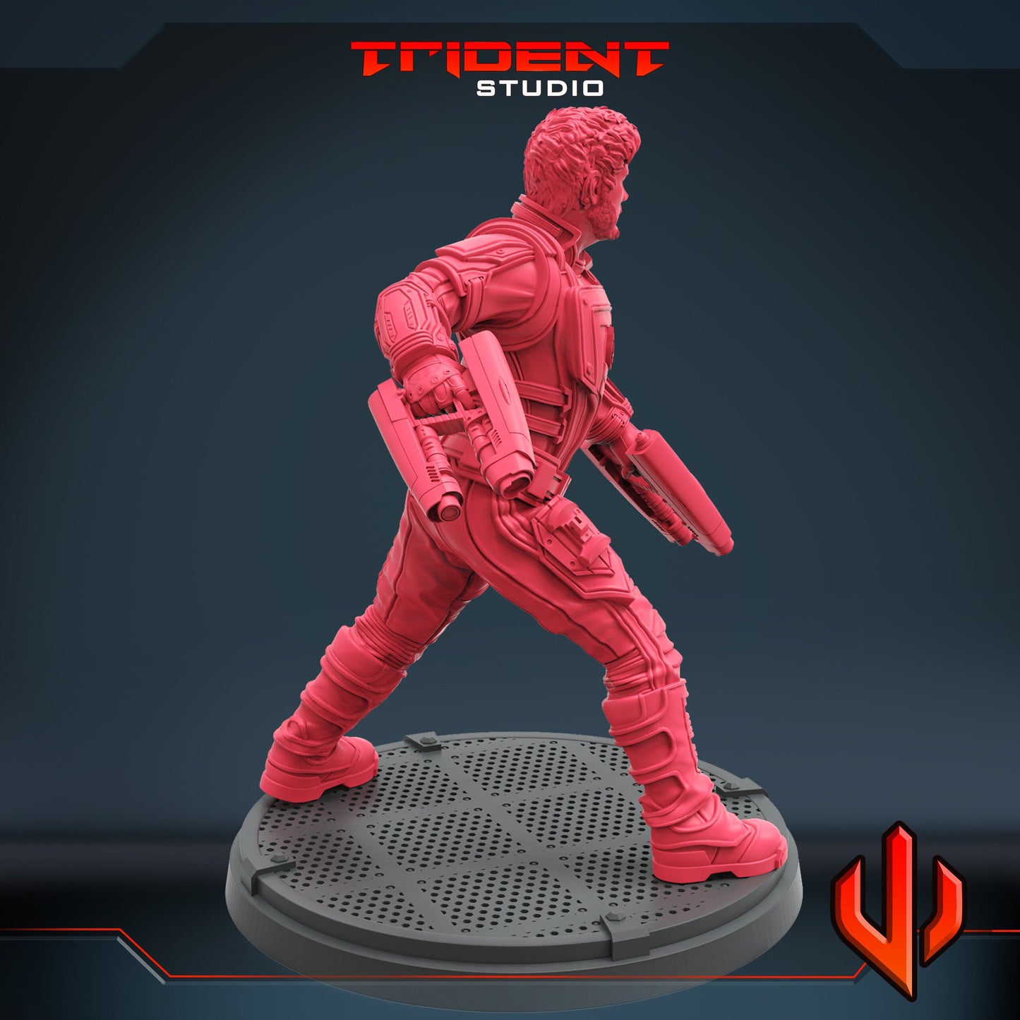 Starlord Vol 3 (Fan art sculpted by Trident Studio) (Crisis Protocol Proxy/Alternative)