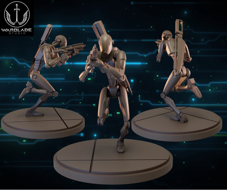 BX2 - Commando Droid - Fan Art (sculpted by Warblade Studios)