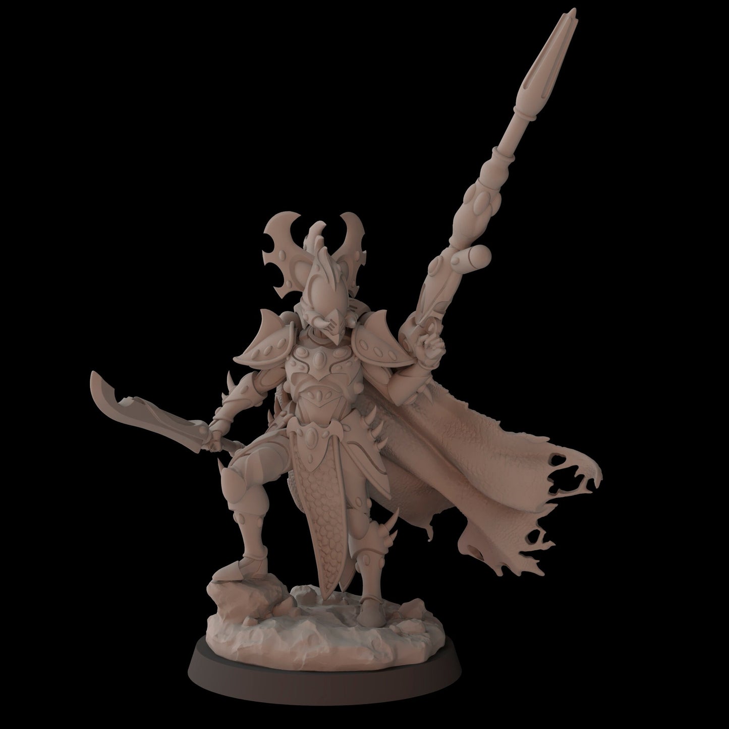 Aeterni Fireborn Lord (Sculpted by Fantasy Cult Miniatures)
