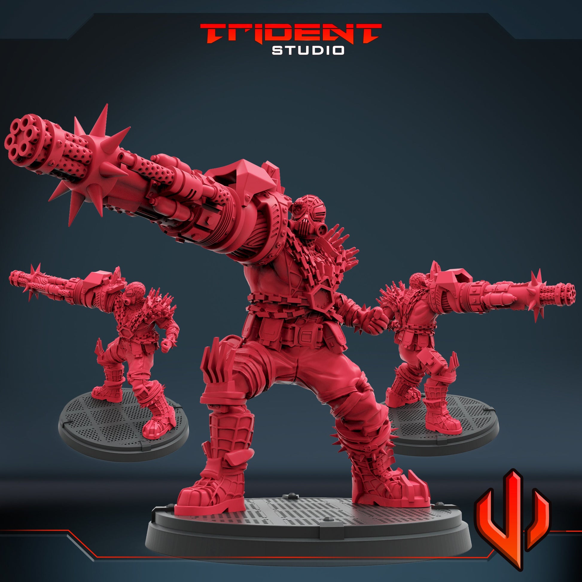 Spider Cyborg (Fan art sculpted by Trident Studio) (Crisis Protocol Proxy/Alternative)