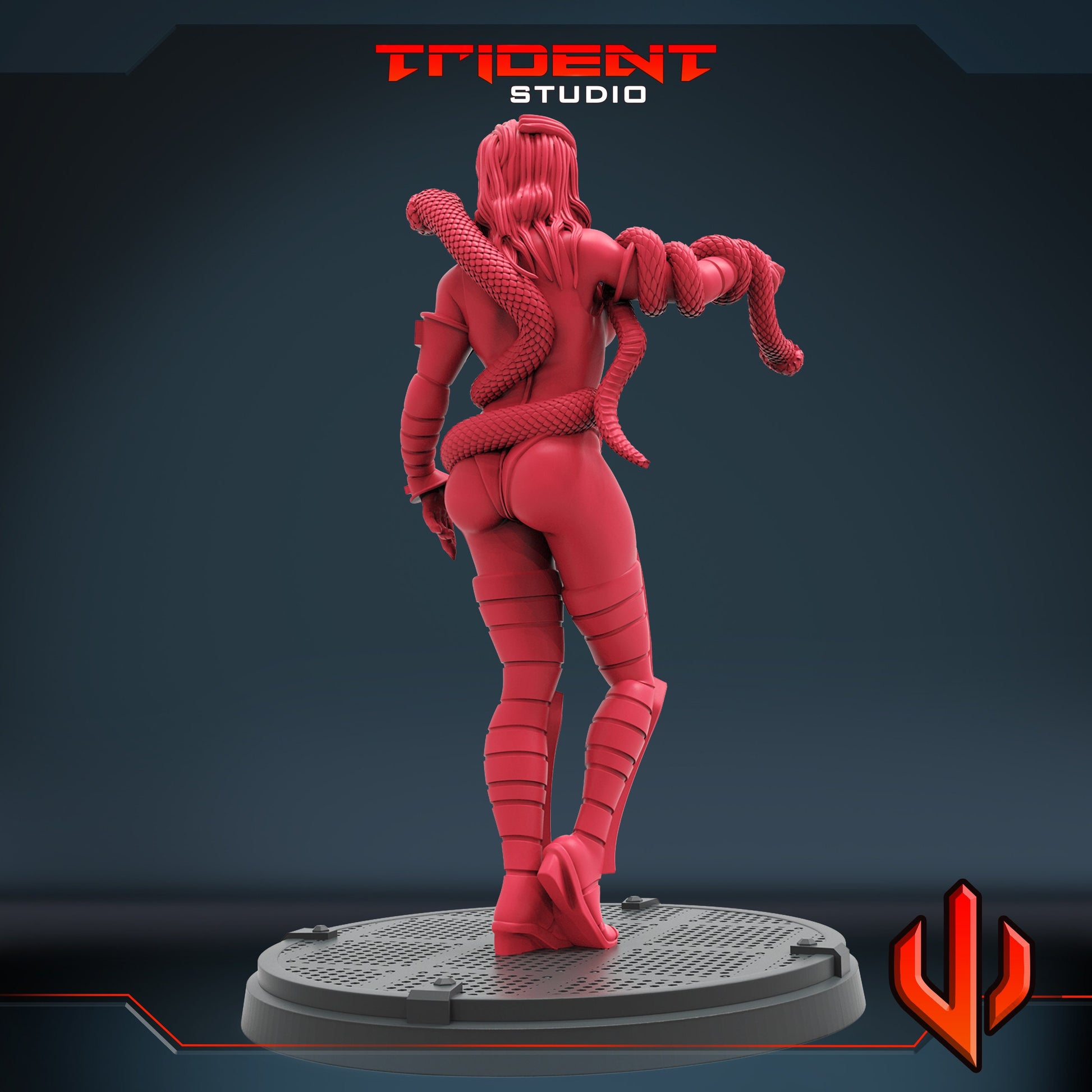 Black Mamba (Fan art sculpted by Trident Studio) (Crisis Protocol Proxy/Alternative)