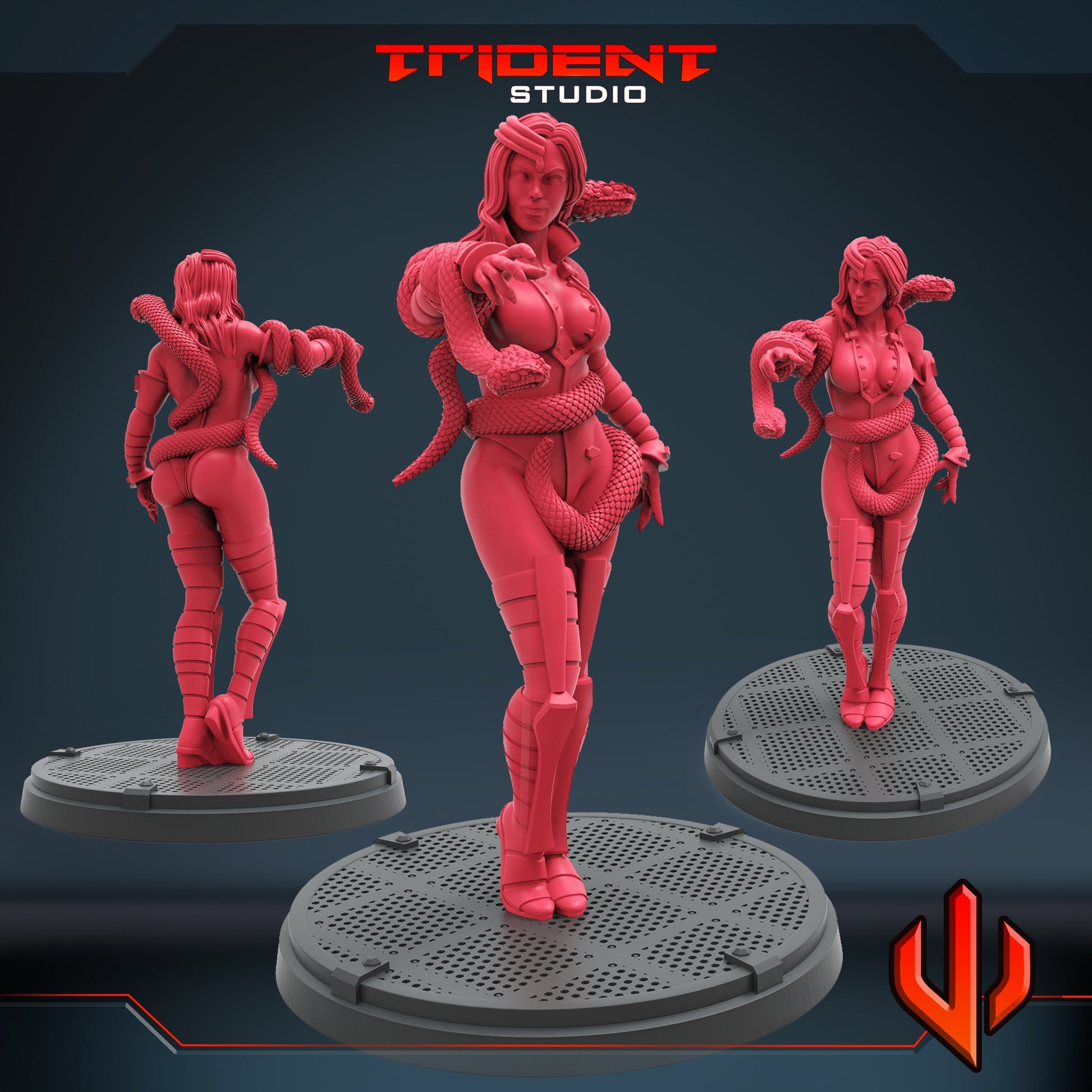 Black Mamba (Fan art sculpted by Trident Studio) (Crisis Protocol Proxy/Alternative)