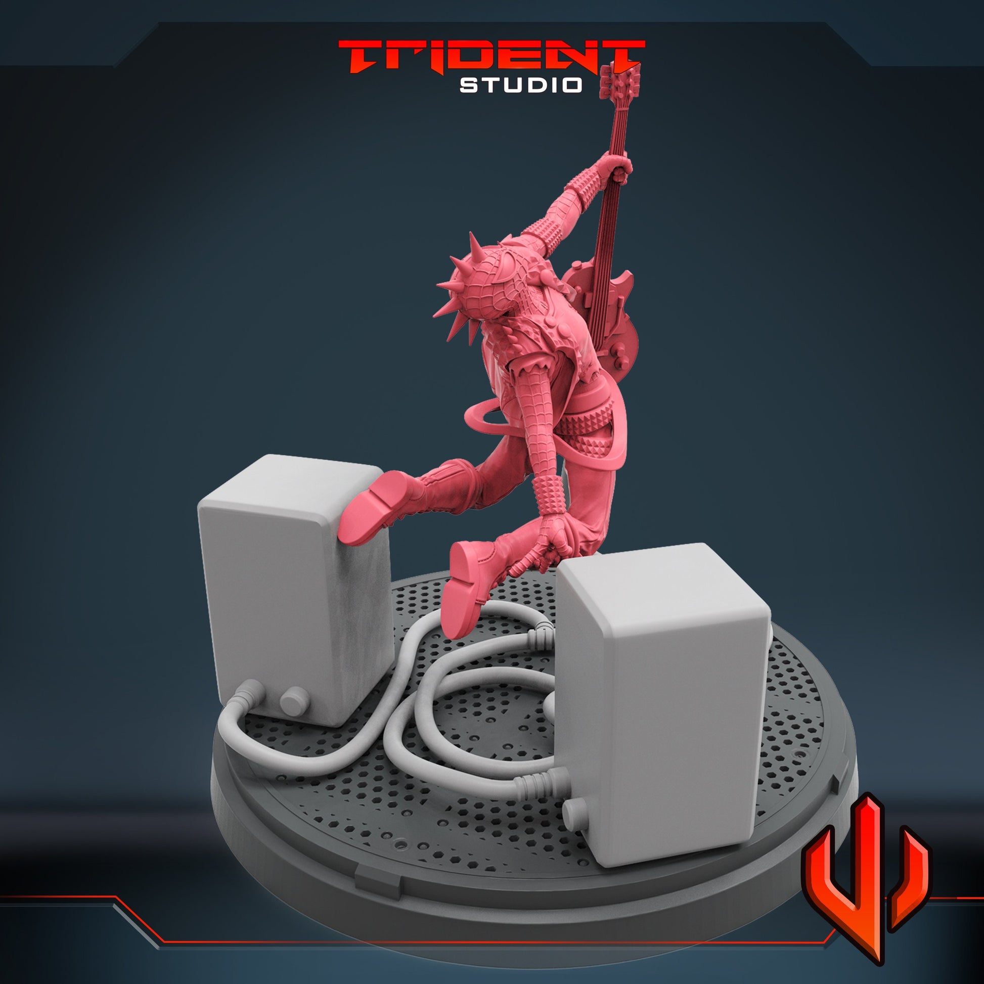 Spider Punk (Fan art sculpted by Trident Studio) (Crisis Protocol Proxy/Alternative)