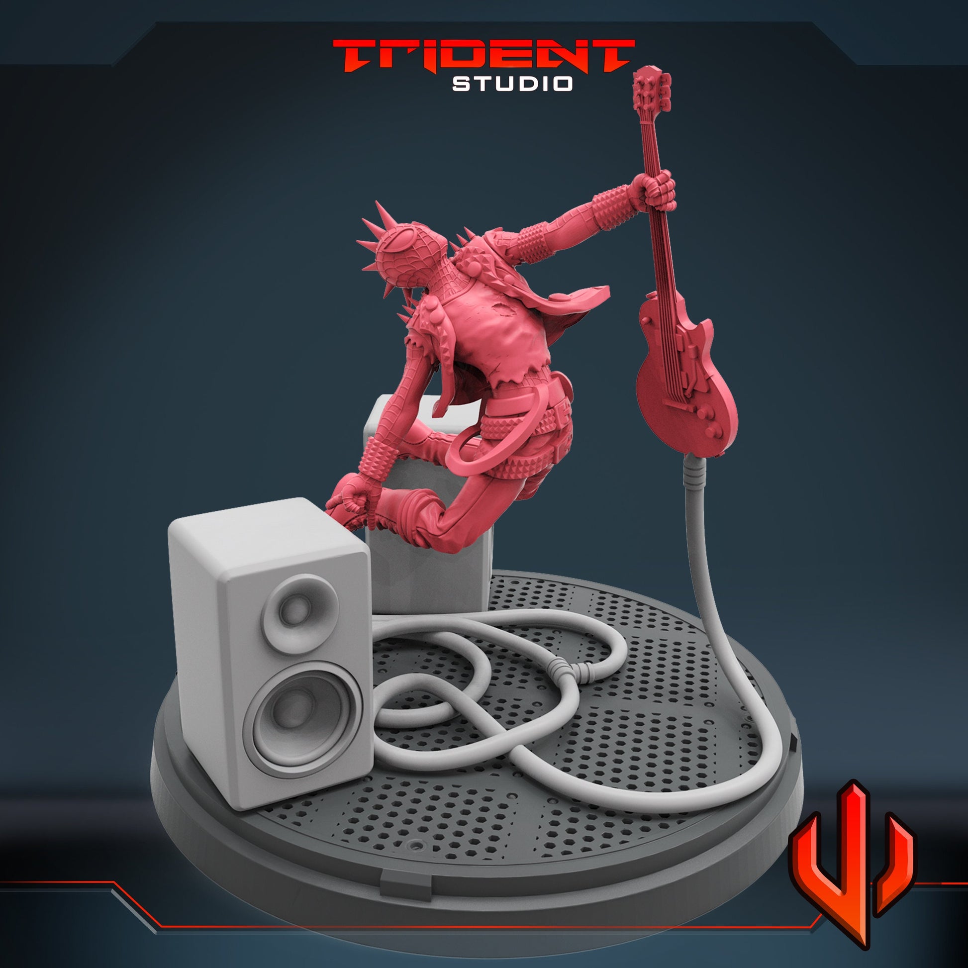 Spider Punk (Fan art sculpted by Trident Studio) (Crisis Protocol Proxy/Alternative)