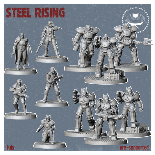 Warband - Steel Rising (1 miniature) (Sculpted by Vermillion Miniatures)