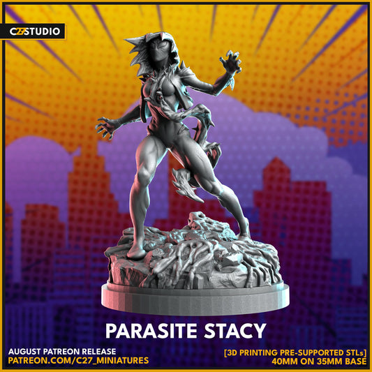 Gwenom / Parasite Stacy 40mm miniature (sculpted by C27 collectibles) (Crisis Protocol Proxy/Alternative)