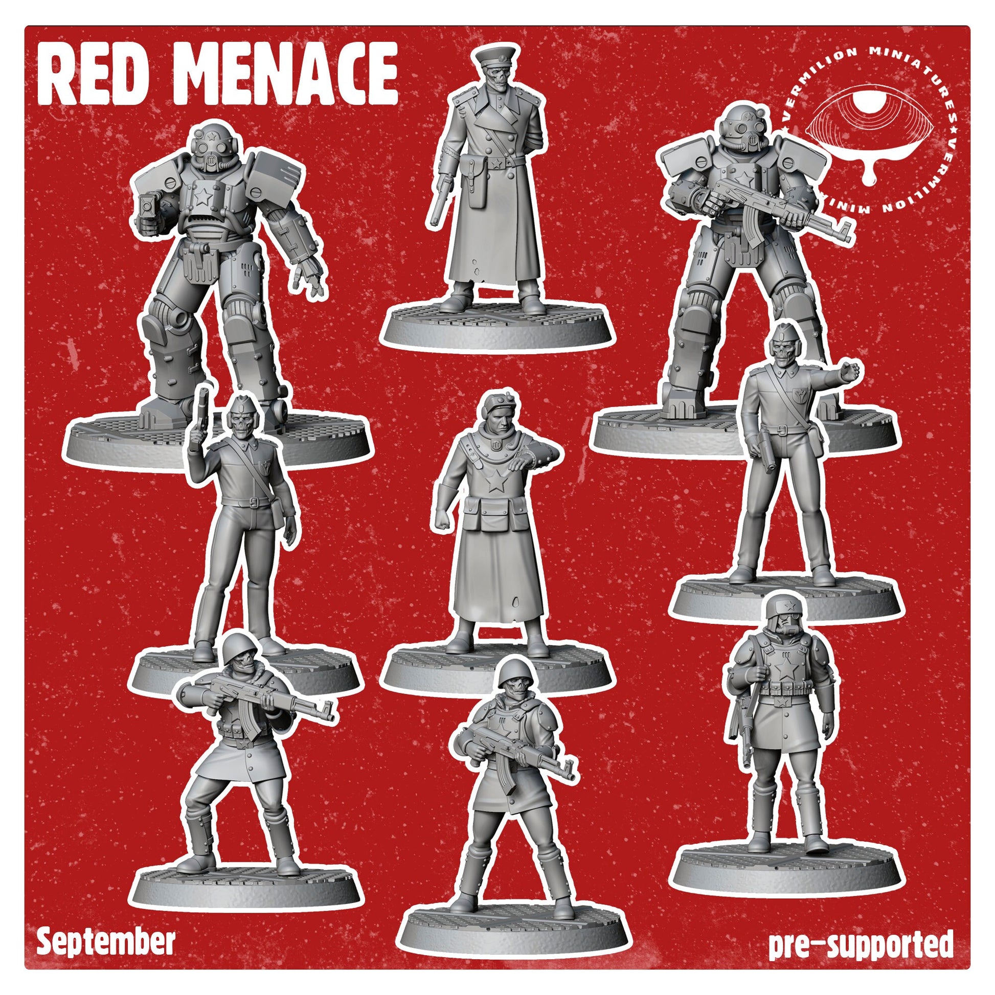 Warband - The Red Menace (1 miniature) (Sculpted by Vermillion Miniatures)