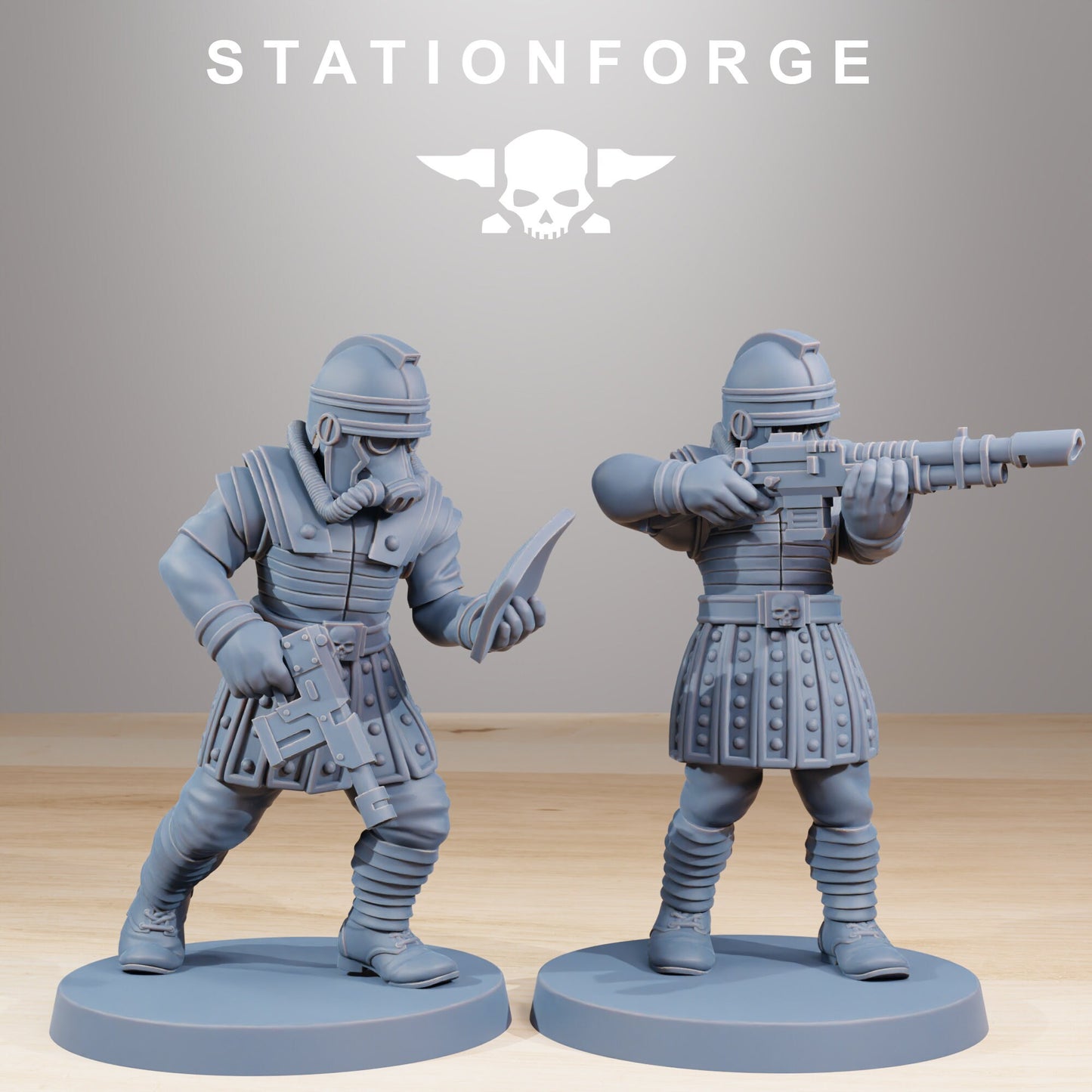Grim Guard Vexillatio - set of 12 (sculpted by Stationforge)