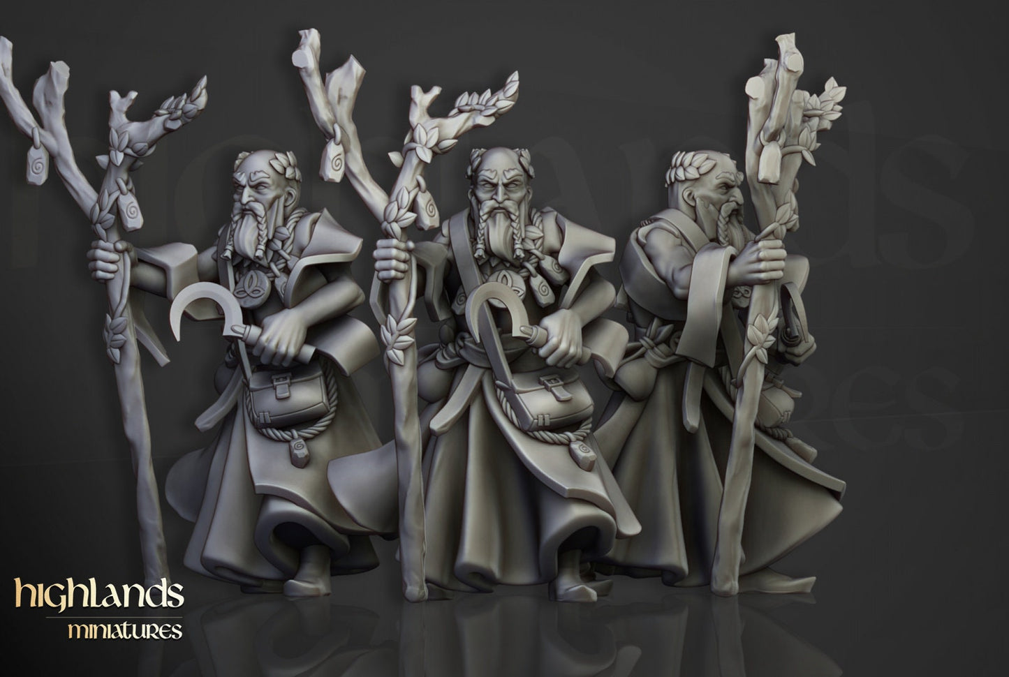 High Mage of Sunland on Pegasus - Sculpted by Highland Miniatures