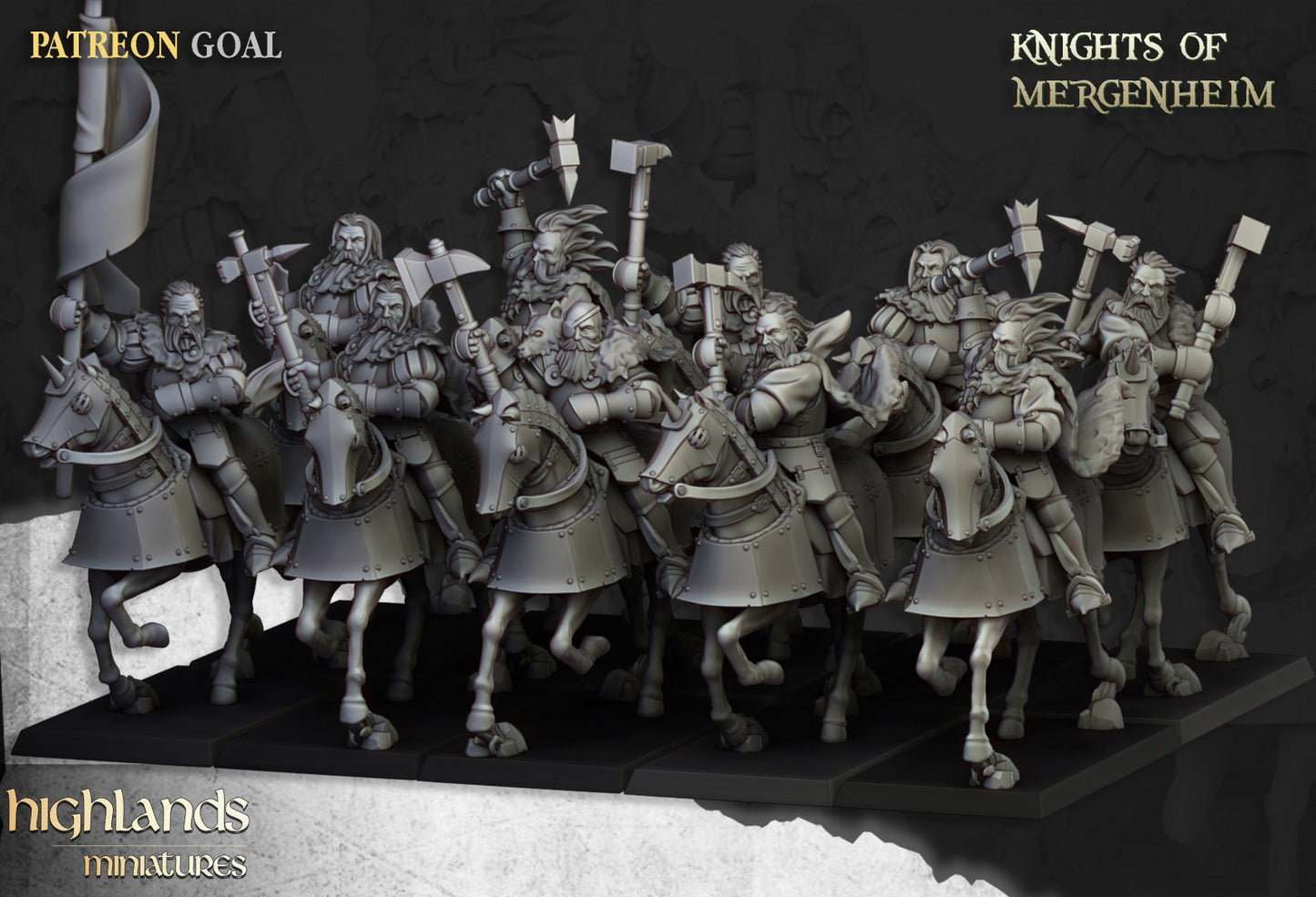 Knights of Mergenheim (10) - Sculpted by Highland Miniatures