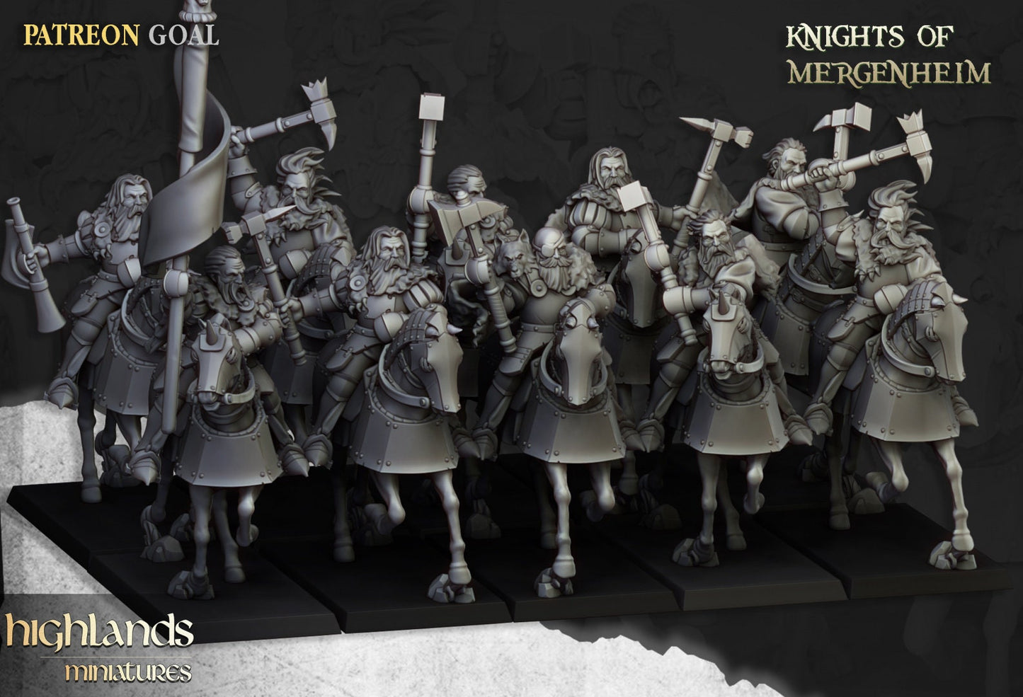 Knights of Mergenheim (10) - Sculpted by Highland Miniatures