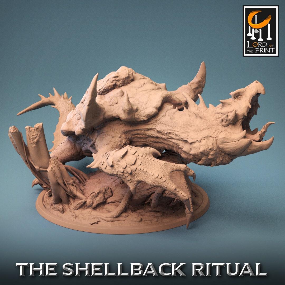 Shellback Dragon Turtle (Sculpted by Lord of the Print)