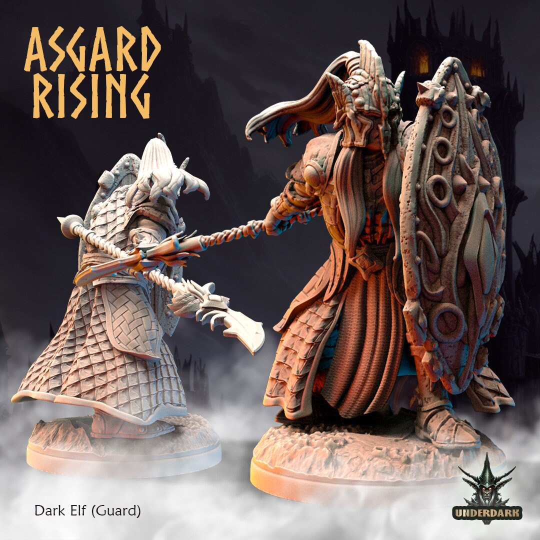 Dark Elf Guard (sculpted by Asgard Rising)