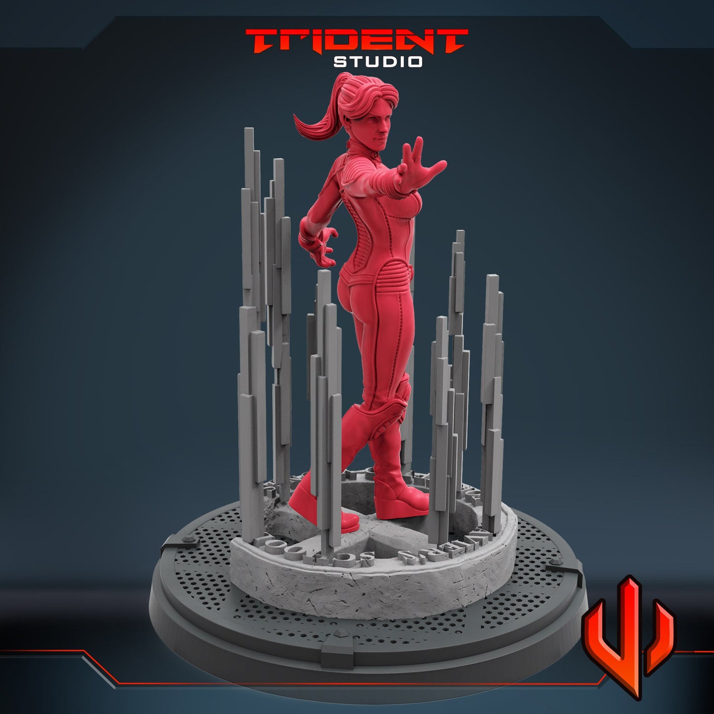 Jean Grey 2000 (Fan art sculpted by Trident Studio) (Crisis Protocol Proxy/Alternative)