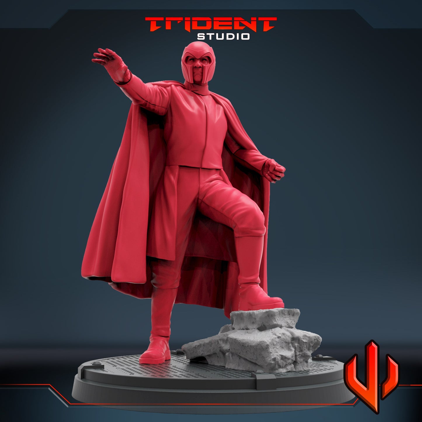 Magneto 2000 (Fan art sculpted by Trident Studio) (Crisis Protocol Proxy/Alternative)