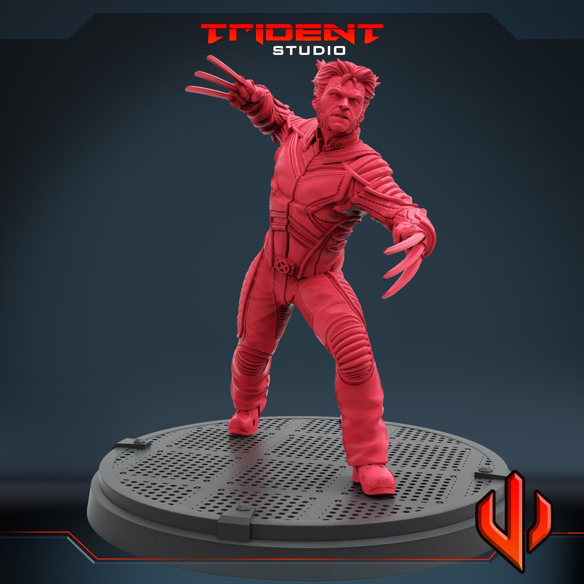 Wolverine 2000 (Fan art sculpted by Trident Studio) (Crisis Protocol Proxy/Alternative)
